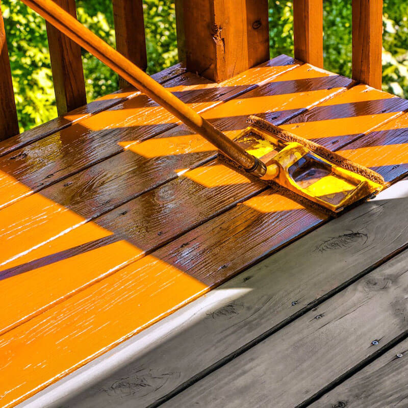 Decks unlimited ky services deck staining